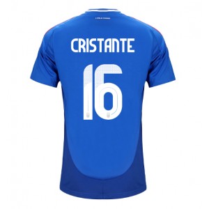 Fotbalové Dres Itálie Bryan Cristante #16 Domácí Oblečení ME 2024 Krátký Rukáv